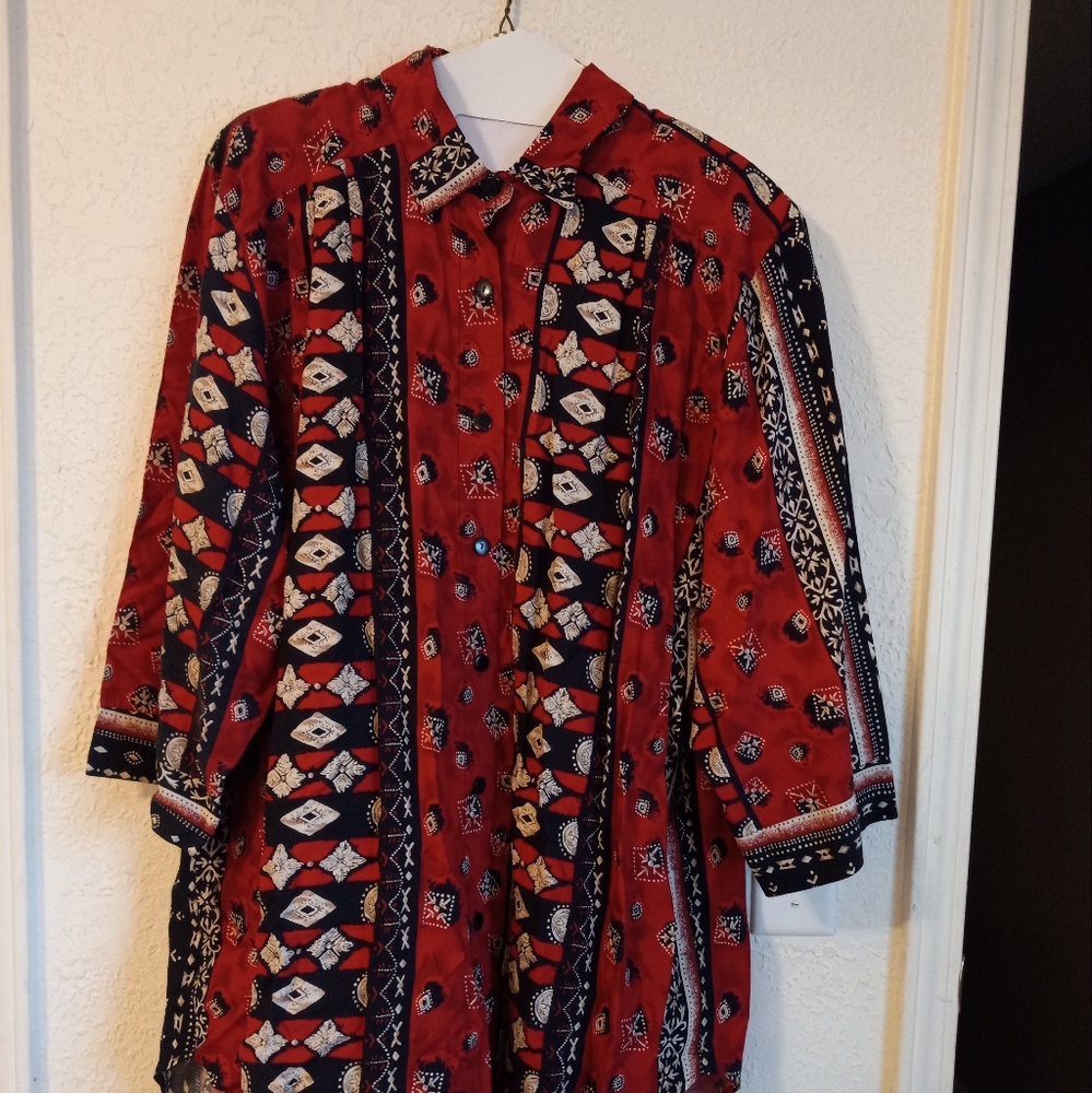 Plus Size Blouse - Picture 1 of 7